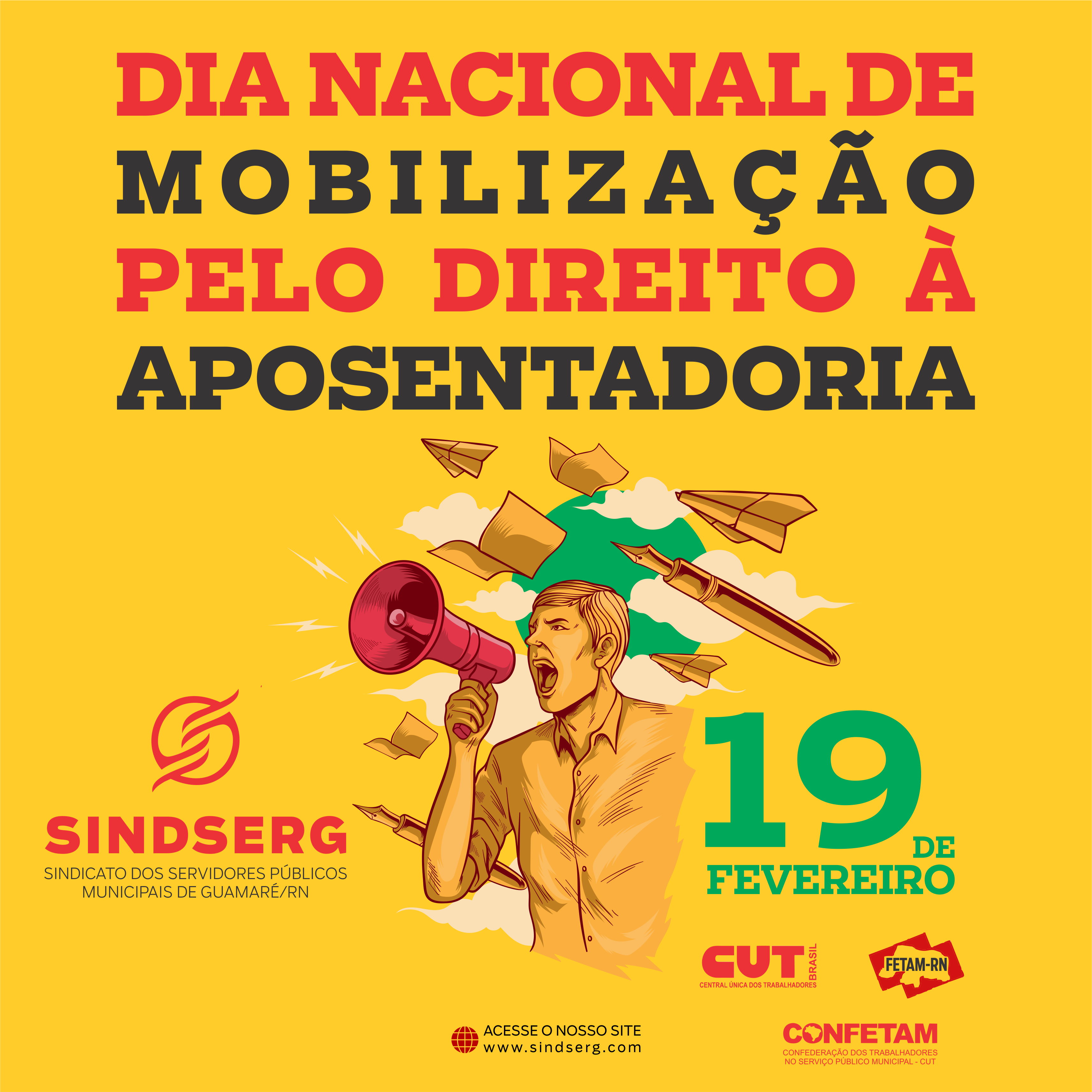 Dia 19 é dia de Paralisação Nacional em defesa da previdência ...