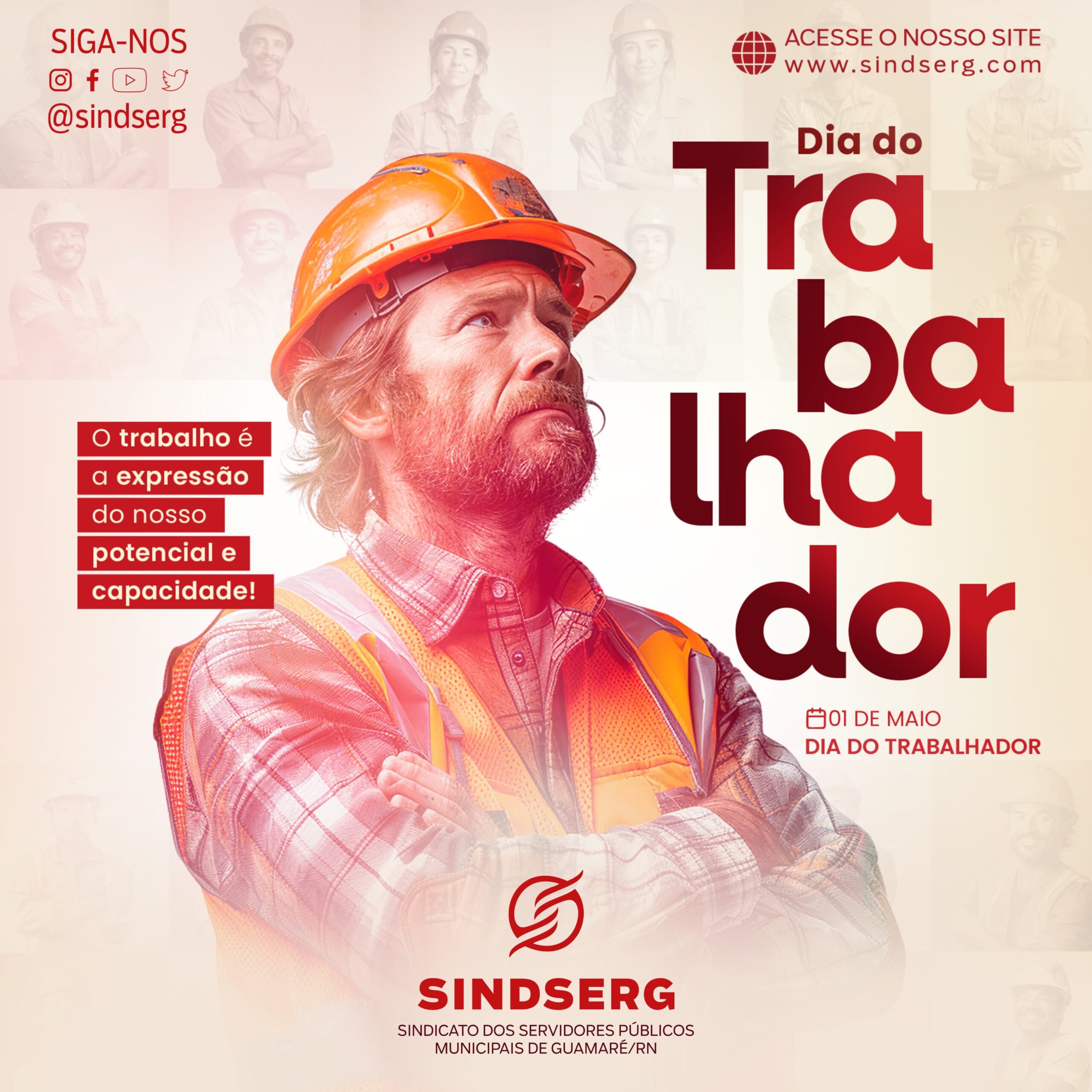 FELIZ DIA DO TRABALHADOR!